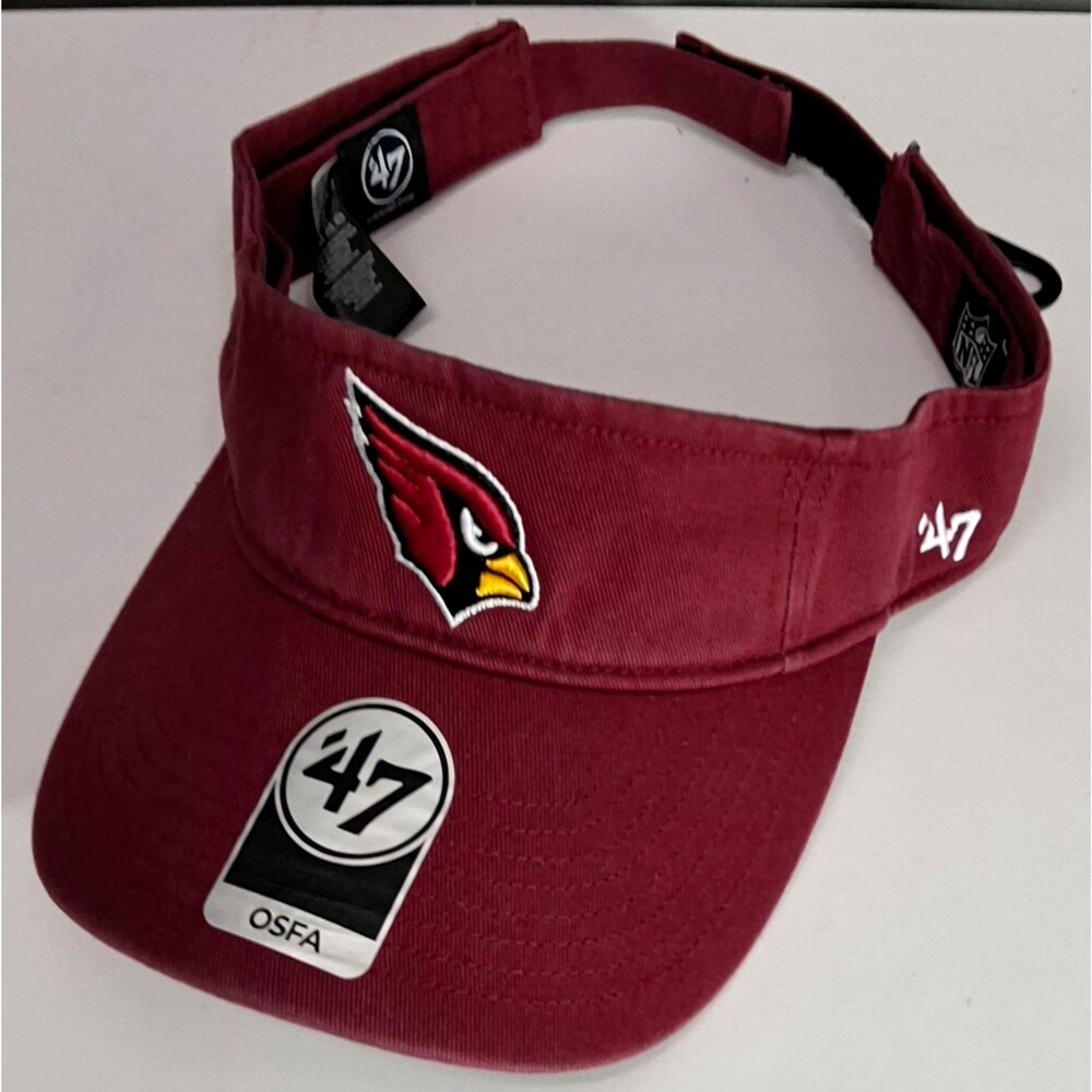 ‘47 Arizona Cardinals Red Visor One Size Officially Licensed NFL NWT